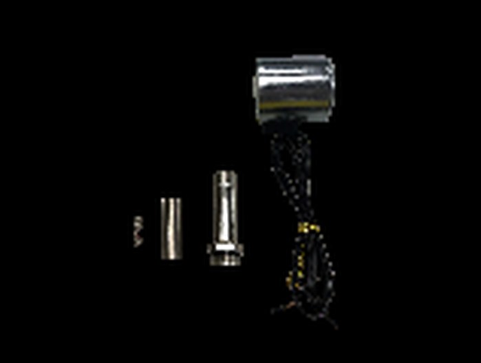 Solenoid valve with coil and lead