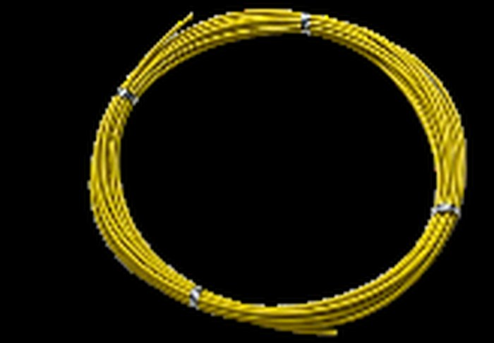 22AWG(yellow) power cord (7m)