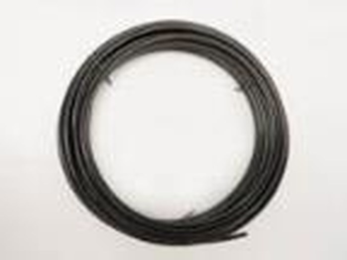 Coil of black nylon line