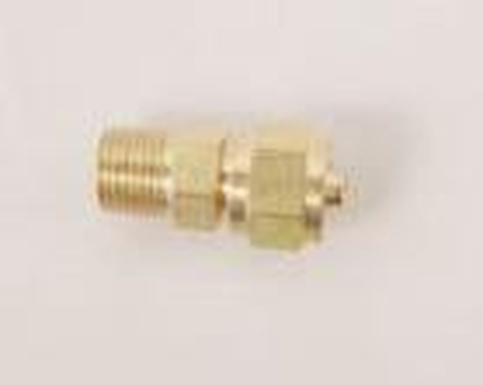 Brass straight fitting