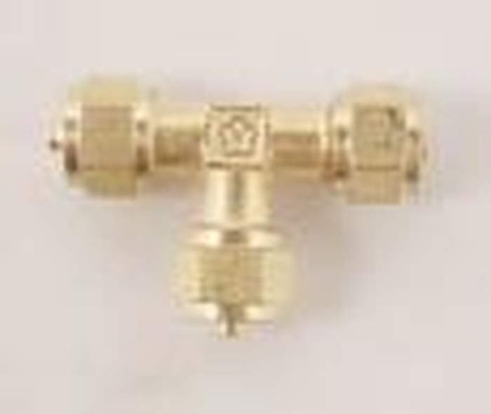 Brass T fitting