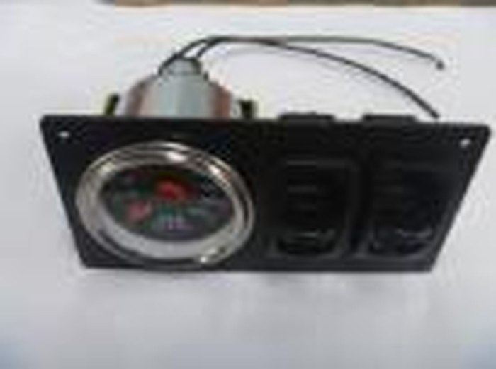 Dual needle gauge panel