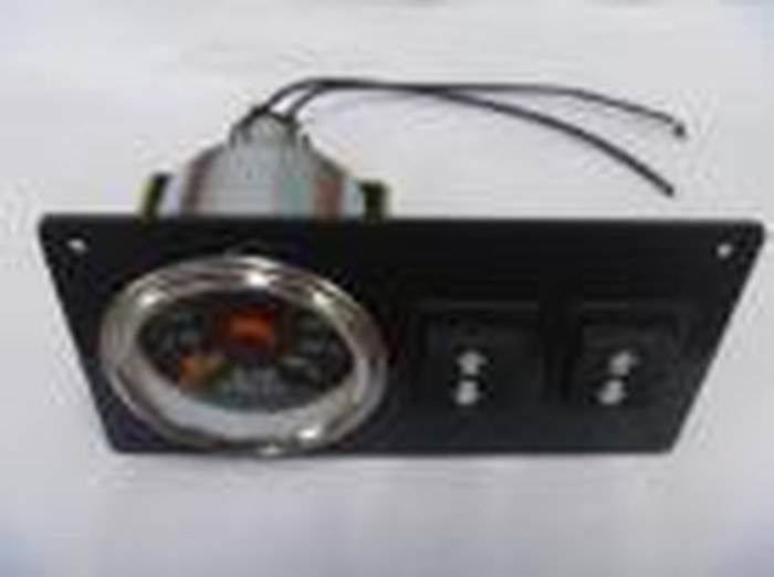Dual needle gauge panel