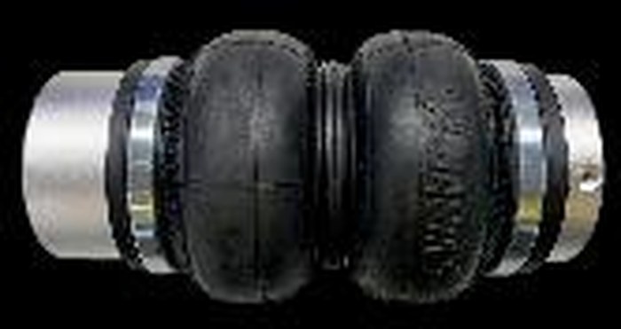 Double-bellow air bag photo