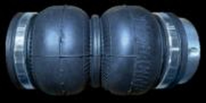 Double-bellow air bag photo